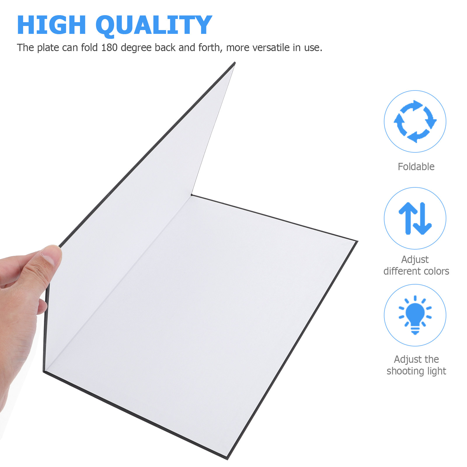 Photography Lighting For Studio - A4 Foldable Photography Reflector Cardboard Light