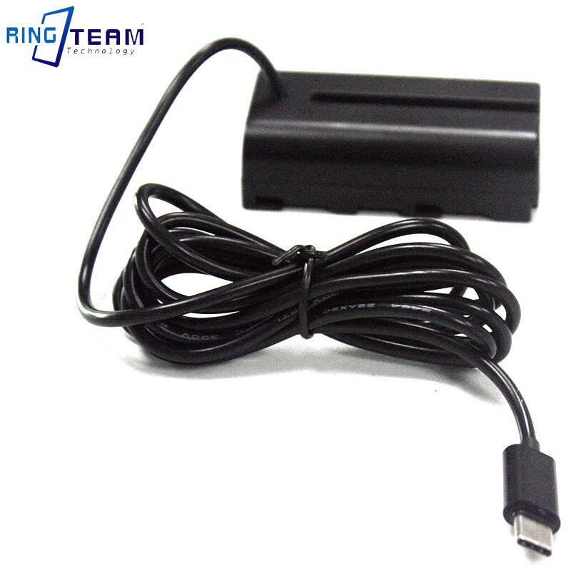 Photography Lighting For Dummies - Type C Power Cable with NP-F550