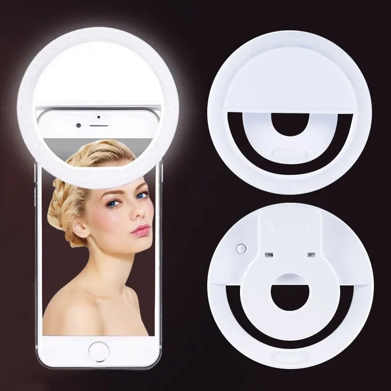 Stand Lighting Photography - USB Rechargeable LED Selfie Ring Light