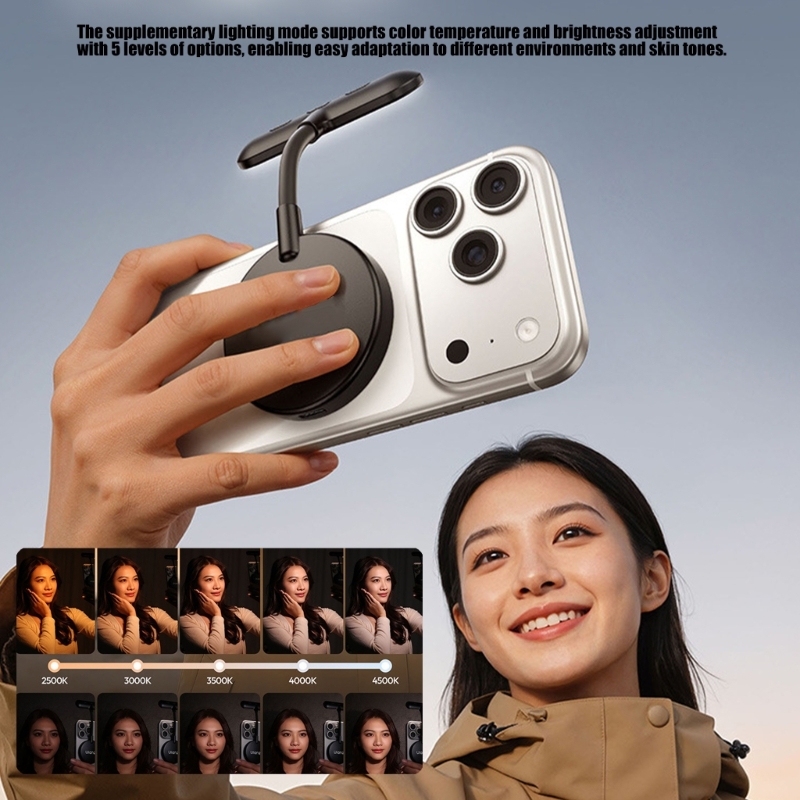 Photography Lighting Book - Portable ABS LED Phone Lamp Book