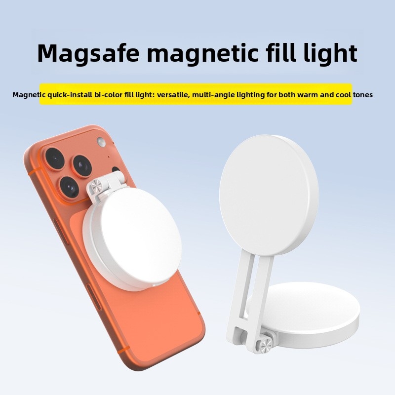 Stand Lighting Photography - Magsafe Phone LED Ring Light Portable