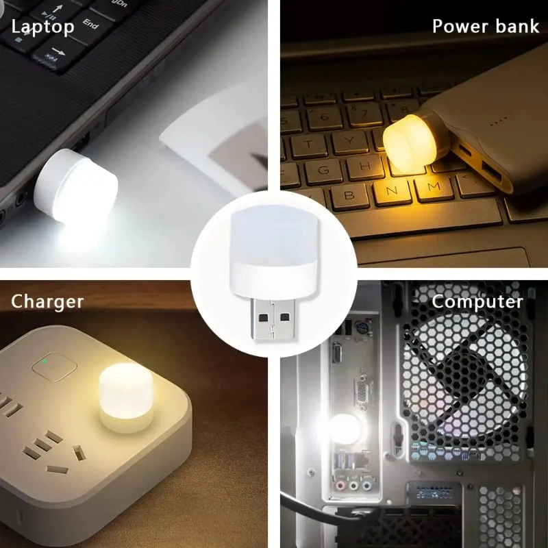 Photography Lighting Book - Mini USB Night Light Warm White
