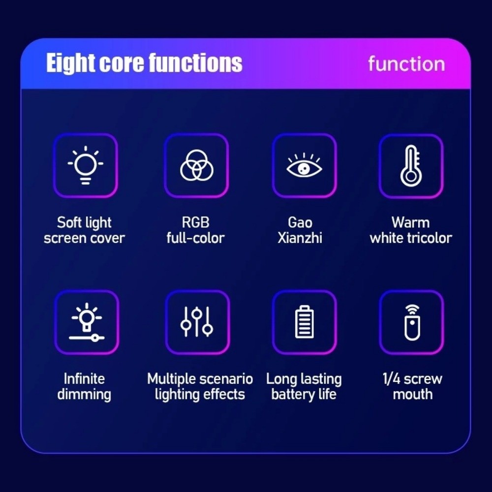 Photography Lighting For Studio - Handheld LED RGB Light Stick Colorful