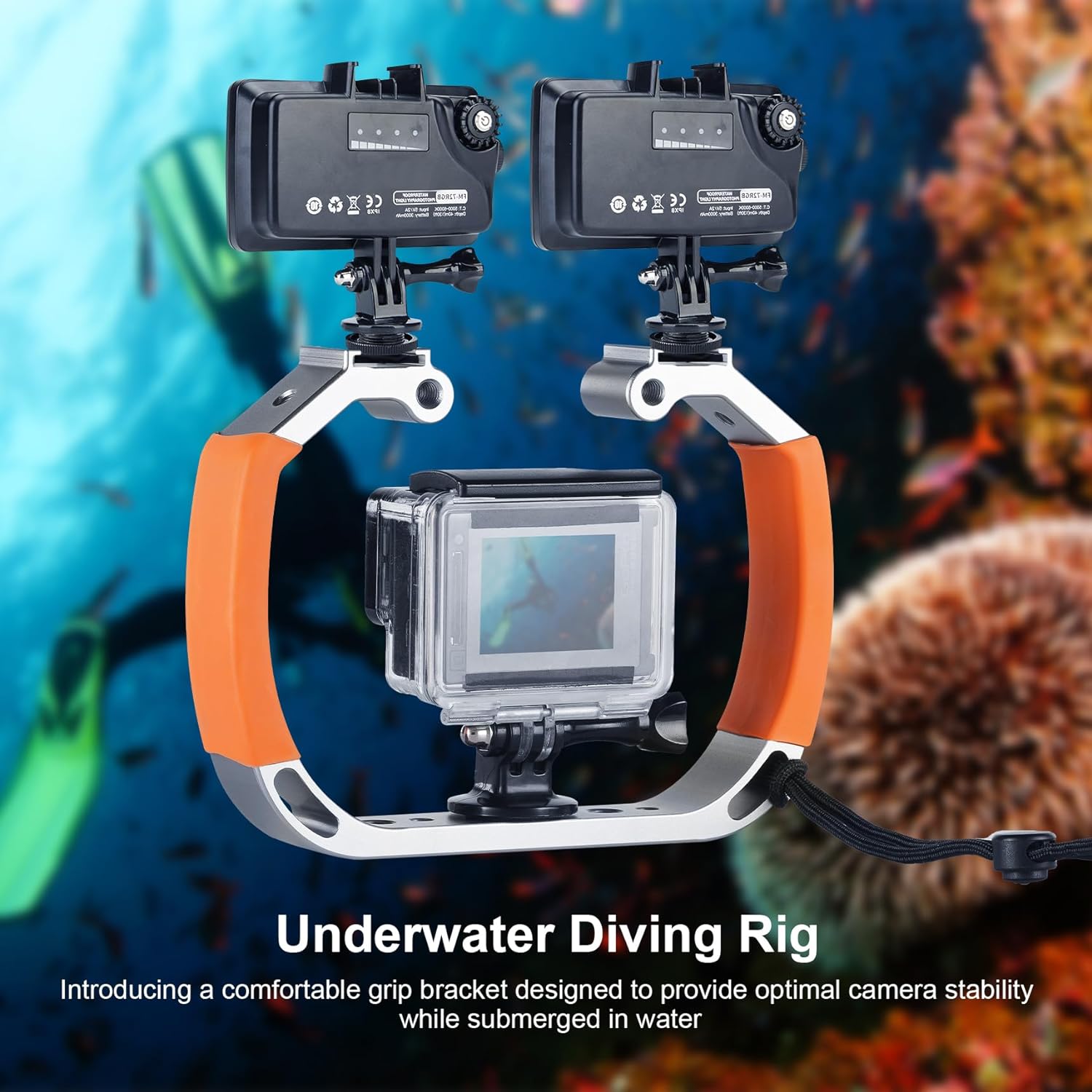 Photography Lighting Rig - Selens Waterproof Diving Rig Handheld Video