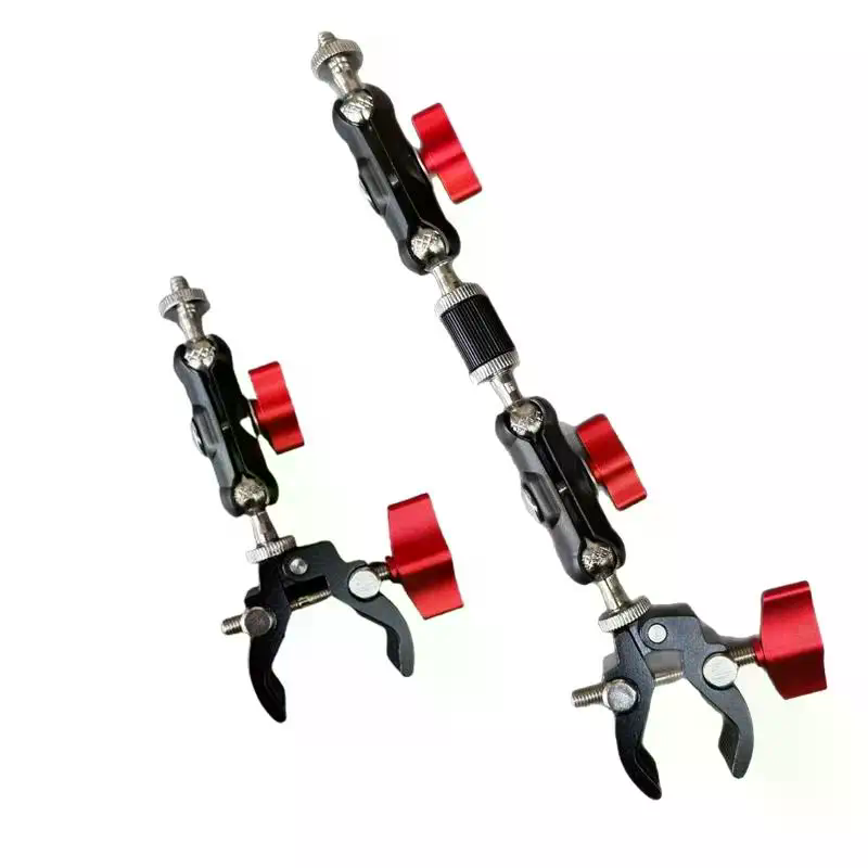 Photography Lighting Rig - Camera Super Clamp with Double Ball
