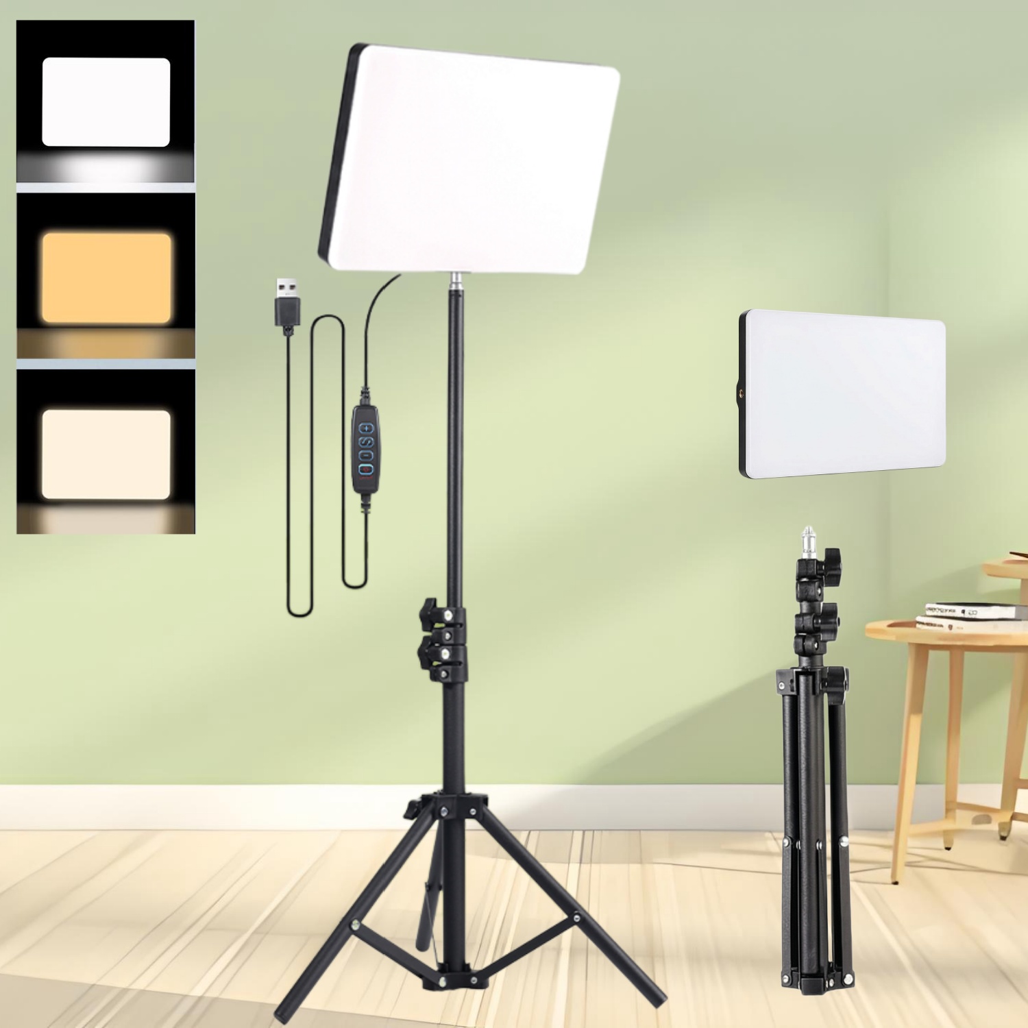 Photography Lighting Products - Live Streaming Ring Light Set: 10-Inch