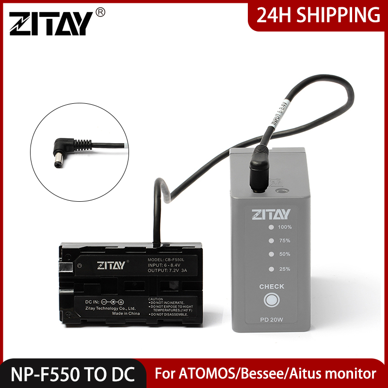 Photography Lighting For Dummies - ZITAY NP-F550 Dummy Battery TO DC