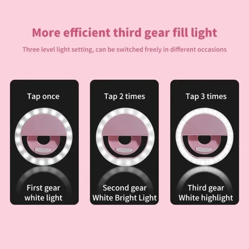 1-4pcs LED Selfie Ring Fill Li - Stand Lighting Photography 评论和价格