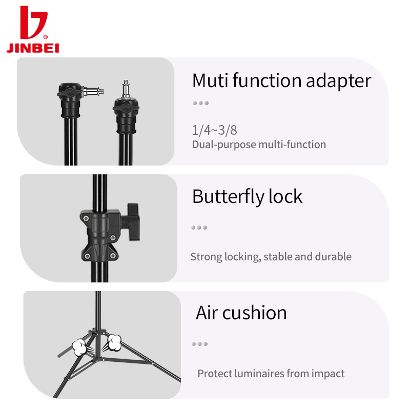 JINBEI MZ-2400FP  Air Cushion  - Stand Lighting Photography 评论和价格