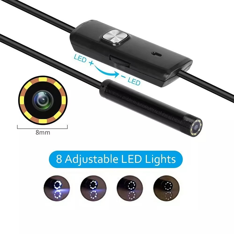 5.5mm USB/ Type C Endoscope Fo - Macro Photography Led Lighting 评论和价格