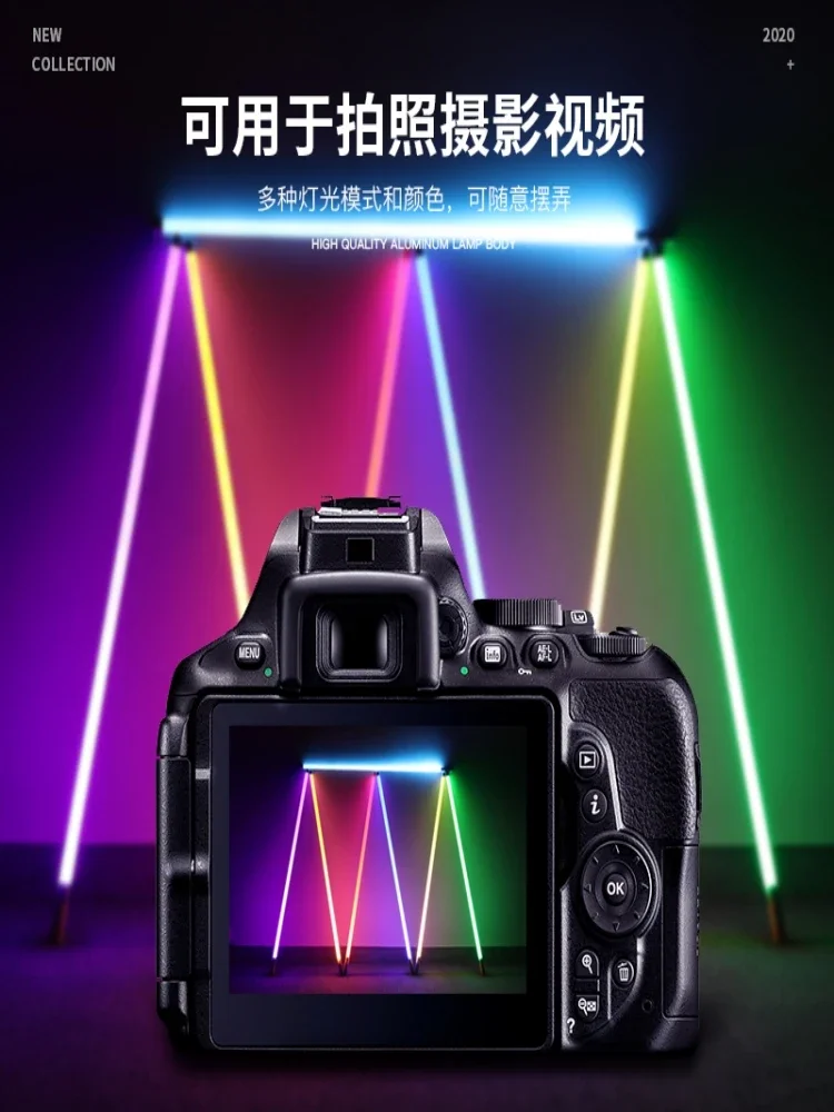 Charging LED lamp color handhe - Photography Lighting And Composition 评论和价格