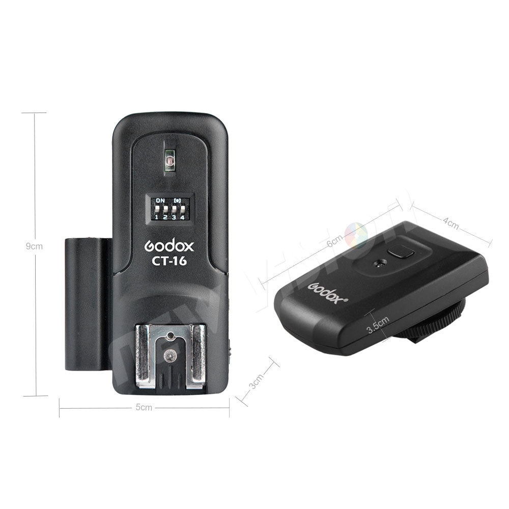 Godox CT-16 Flash Trigger 16 C - Trigger Receiver Set 评论和价格