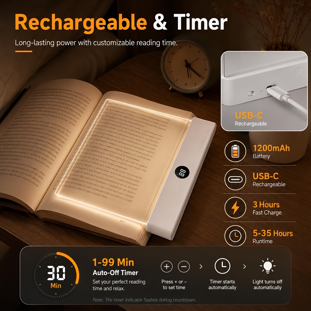 LED Book Light and Night Light - Photography Lighting Book 评论和价格