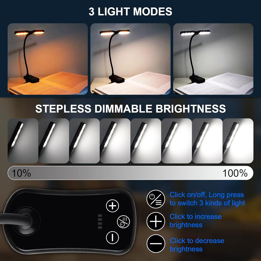 Dual Heads 14 LED Touch Contro - Photography Lighting Book 评论和价格