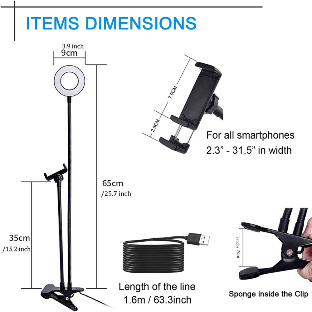 Universal Flexible Mobile Phon - Stand Lighting Photography 评论和价格