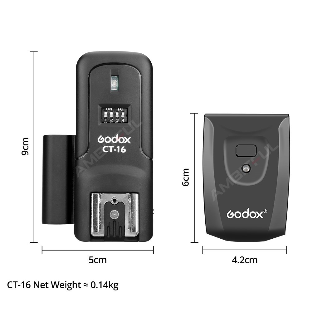 Godox CT-16 16 Channels Wirele - Trigger Receiver Set 评论和价格