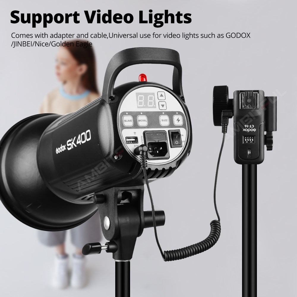 Godox CT-16 16 Channels Wirele - Trigger Receiver Set 评论和价格