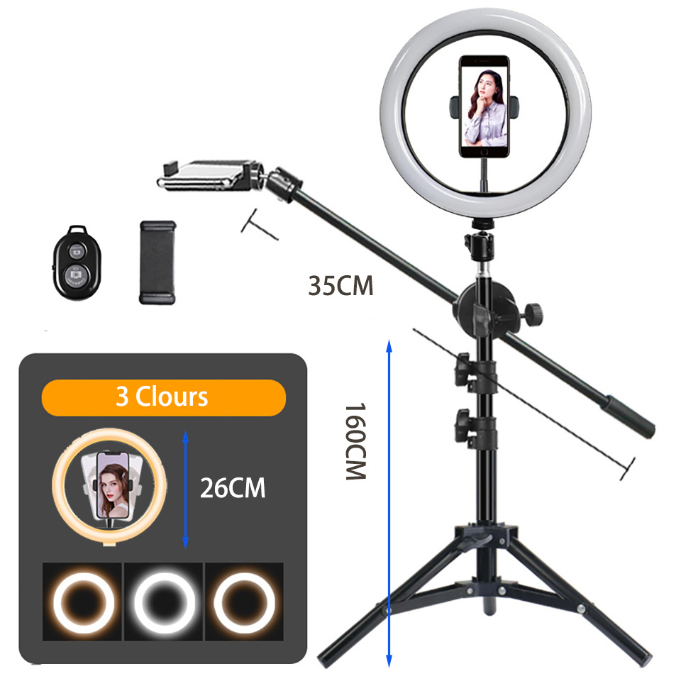 26CM Photography Led Video Rin - Stand Lighting Photography 评论和价格