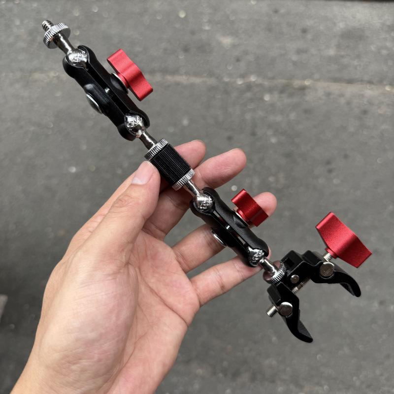 Camera Super Clamp with Double - Photography Lighting Rig 评论和价格