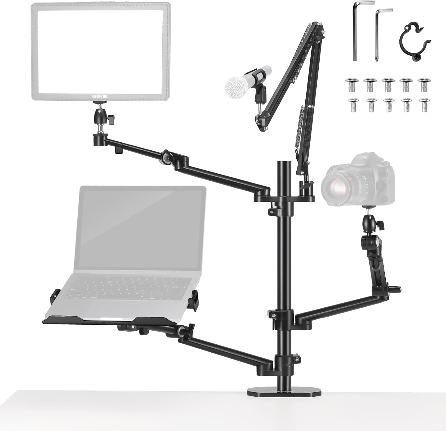 Desk Mount Overhead Camera Rig - Photography Lighting Rig 评论和价格