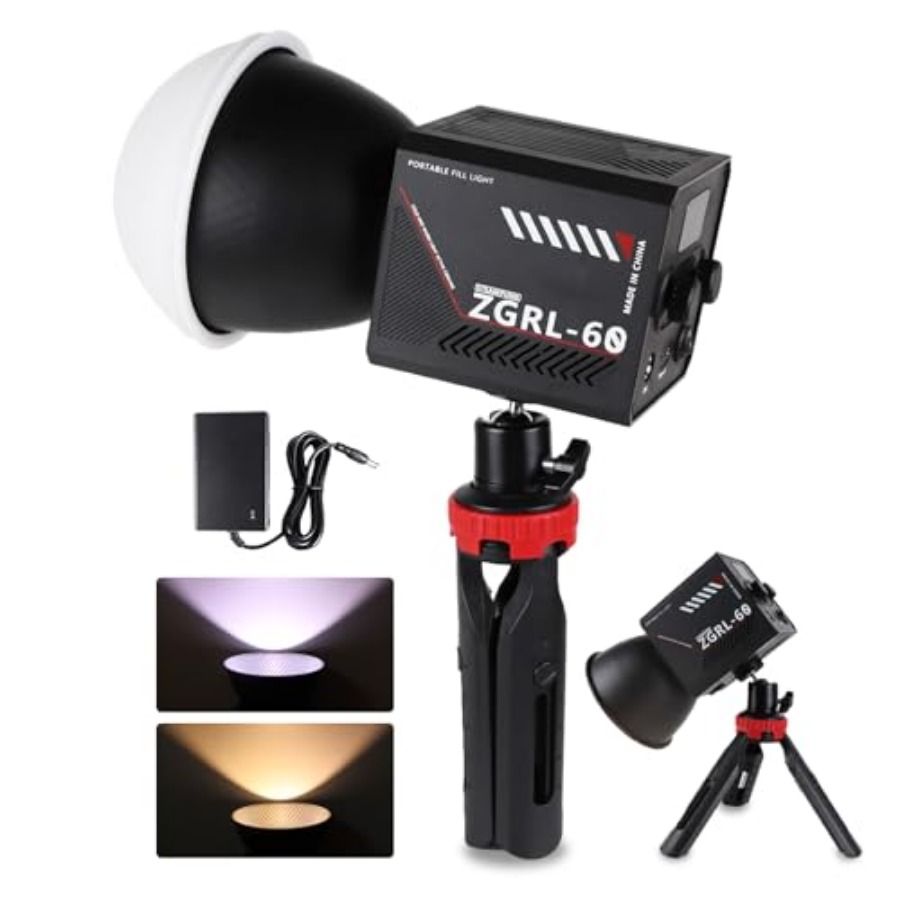 60W COB LED Video Light Handhe - Photography Lighting For Studio 评论和价格
