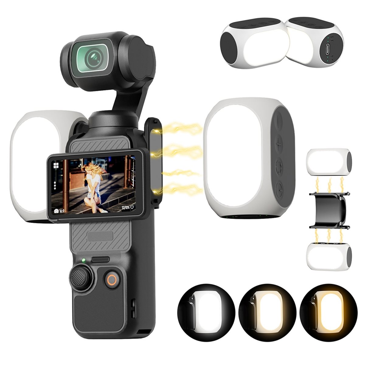A48U For Pocket 3 Fill Light f - Photography Lighting And Composition 评论和价格