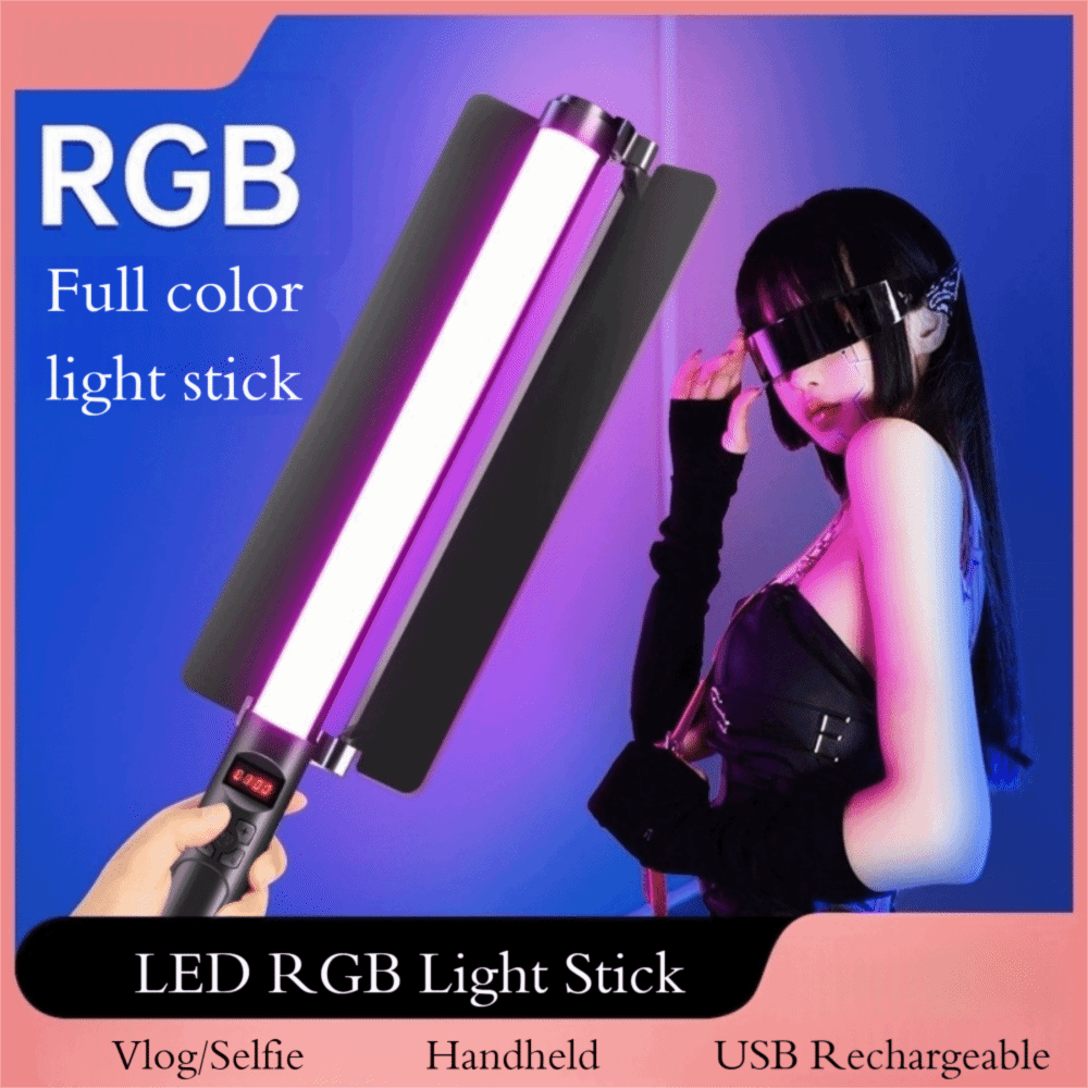 Handheld LED RGB Light Stick C - Photography Lighting For Studio 评论和价格