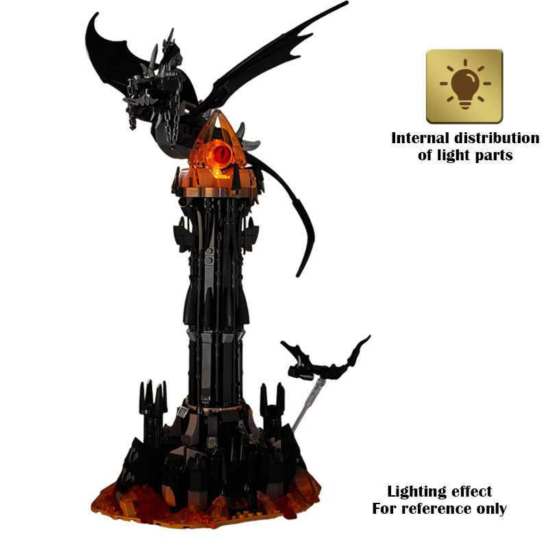 MOC Lord Rings Movie The Fell  - Led Ring Light 18 评论和价格