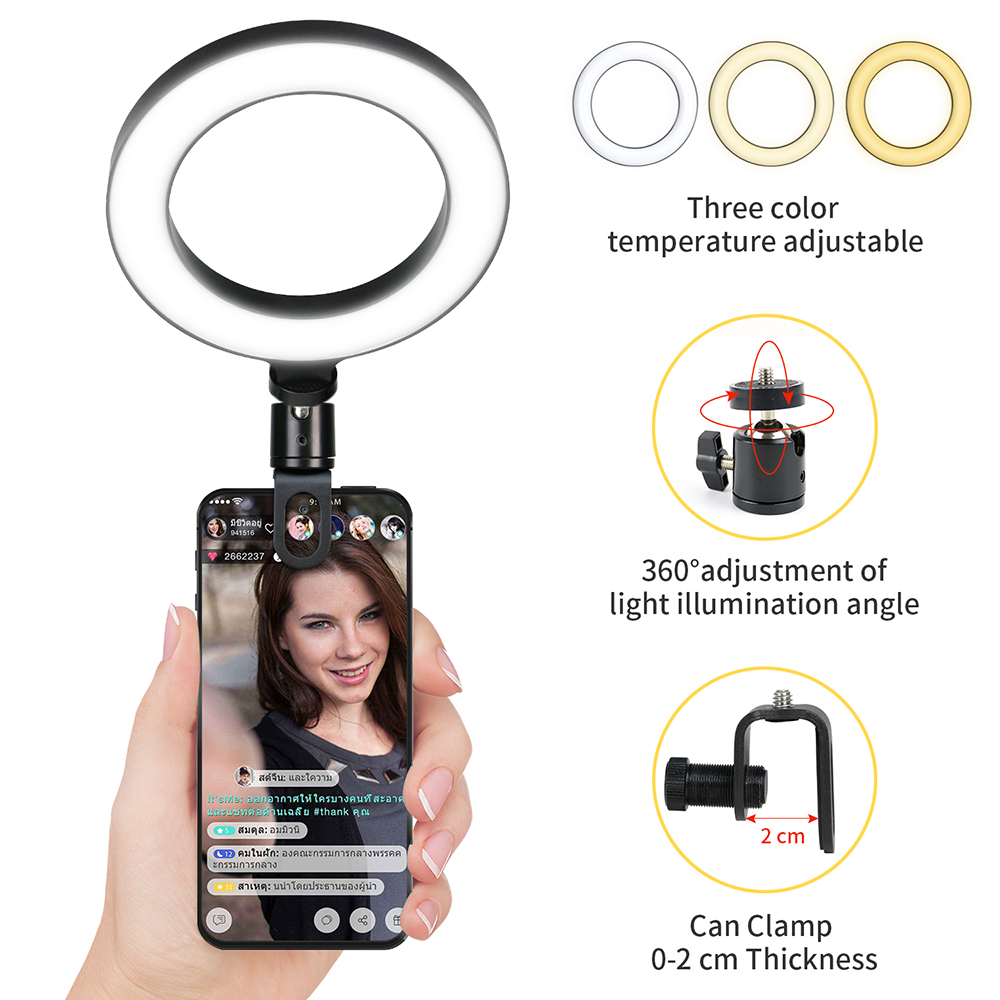 16cm LED Video Light with Stan - Stand Lighting Photography 评论和价格