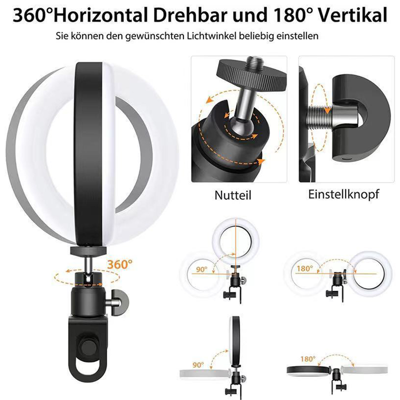 16cm LED Video Light with Stan - Stand Lighting Photography 评论和价格
