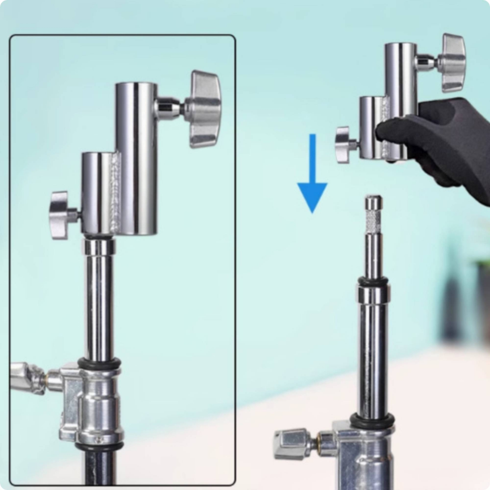 Lighting Adapter Machined Meta - Photography Lighting For Studio 评论和价格