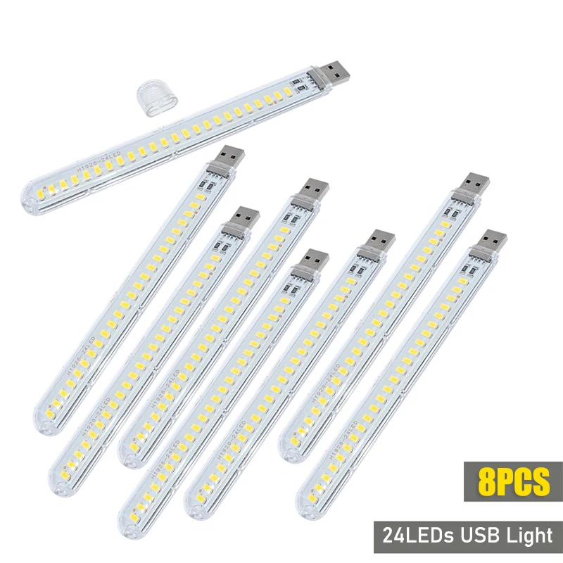 DC5V USB LED Light 24LED 8LED  - Photography Lighting Book 评论和价格