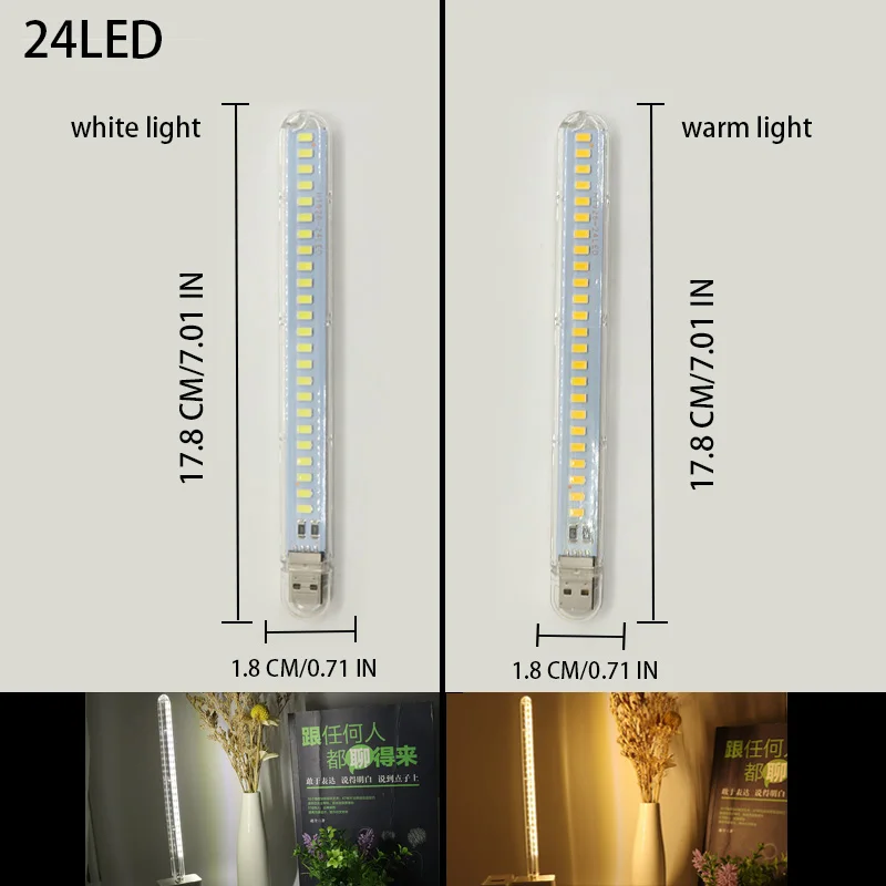 DC5V USB LED Light 24LED 8LED  - Photography Lighting Book 评论和价格