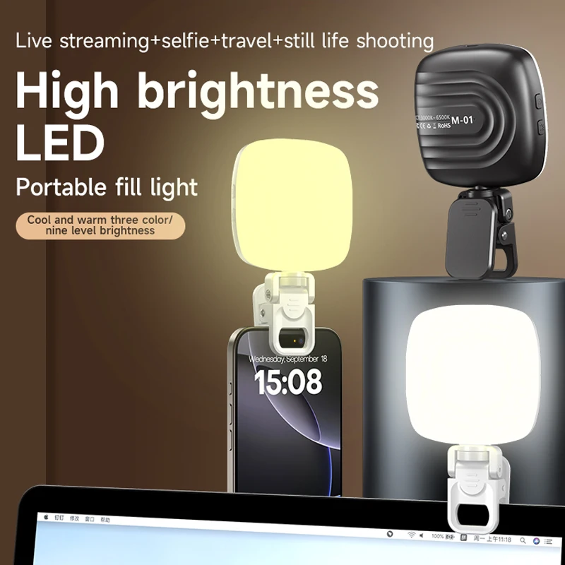 Phone Selfie Light 2700K-6500K - Photography Lighting Rig 评论和价格